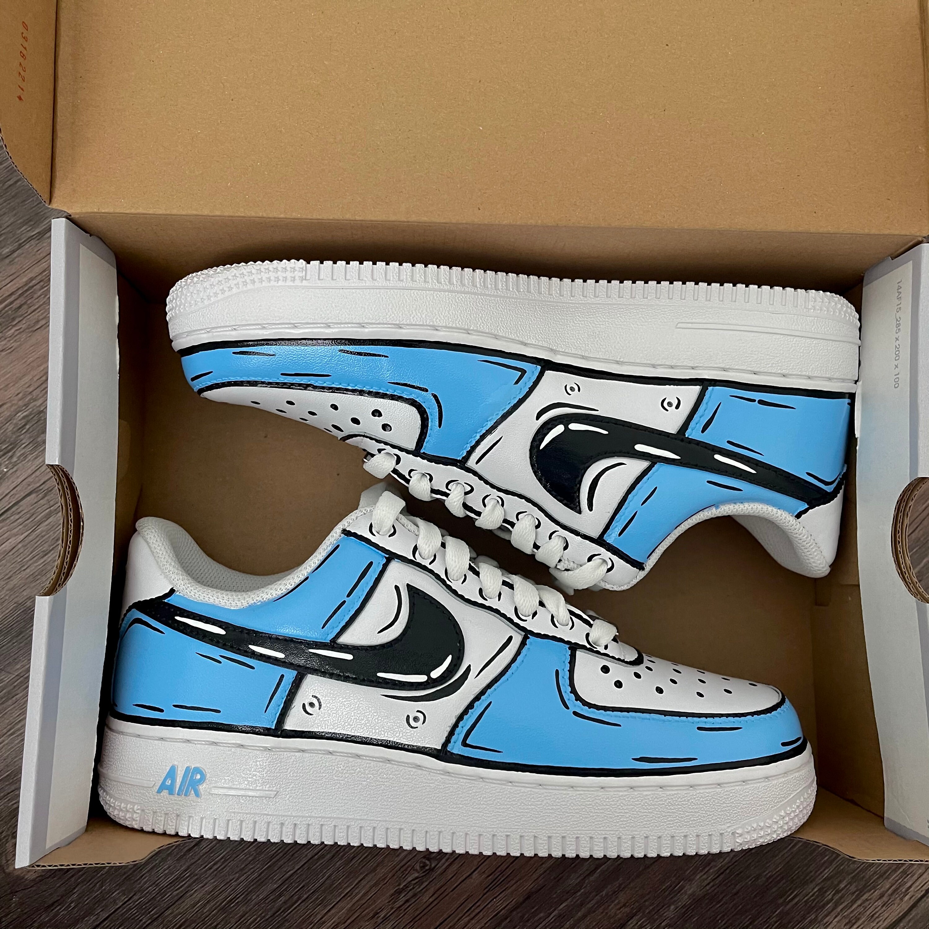 Pick Your Color Cartoon Custom Air Force 1 Sneakers - Etsy