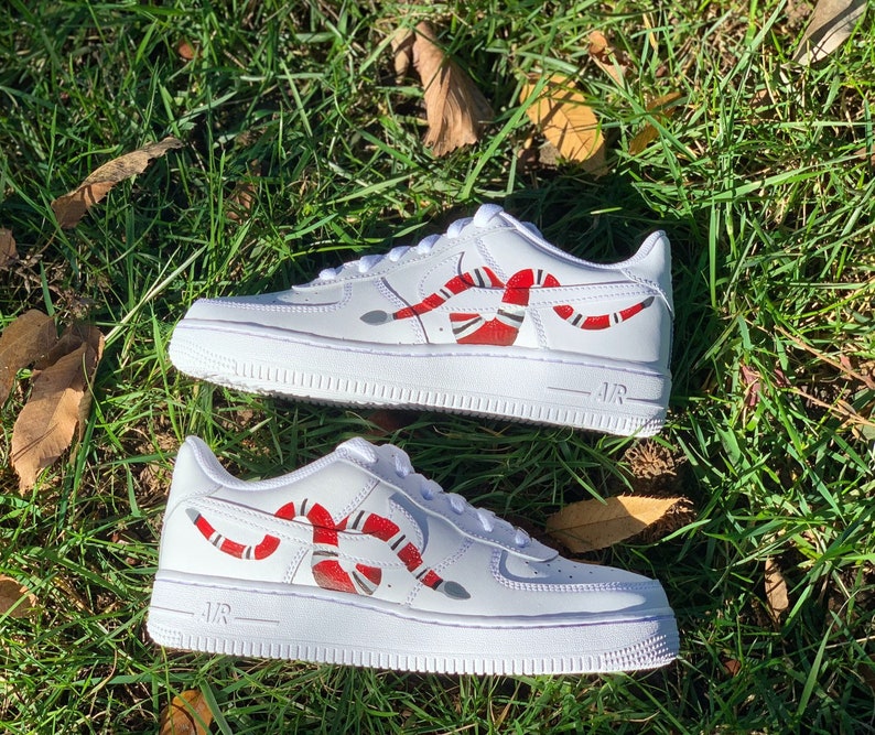 Snake Custom Nike Air Force 1 | Etsy