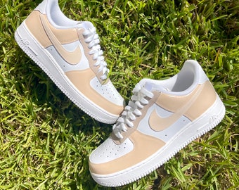 nike air force 1 beige tan earth neutral colors