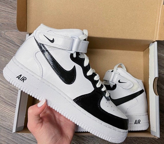 Pick Your Color Custom Nike Air Force 1 Mid made to Order | Etsy