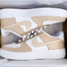 Custom Air Force 1 Colorblock Beige Neutral - Custom Sneakers 