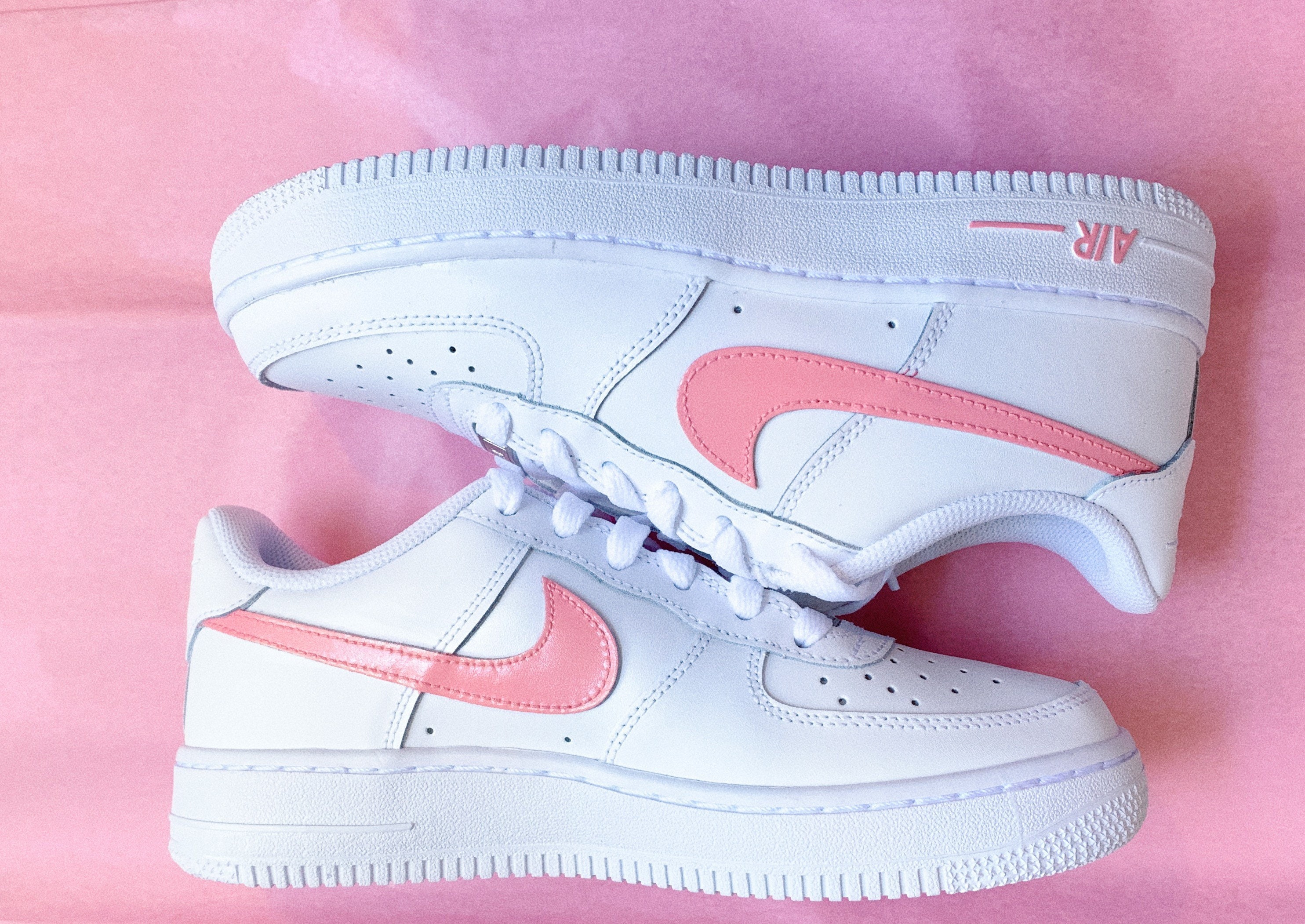custom air force 1 hot pink