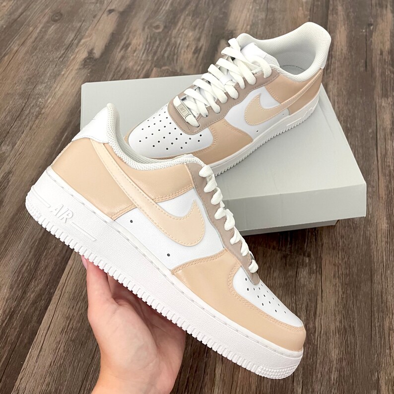 nike air force 1 beige tan earth neutral colors