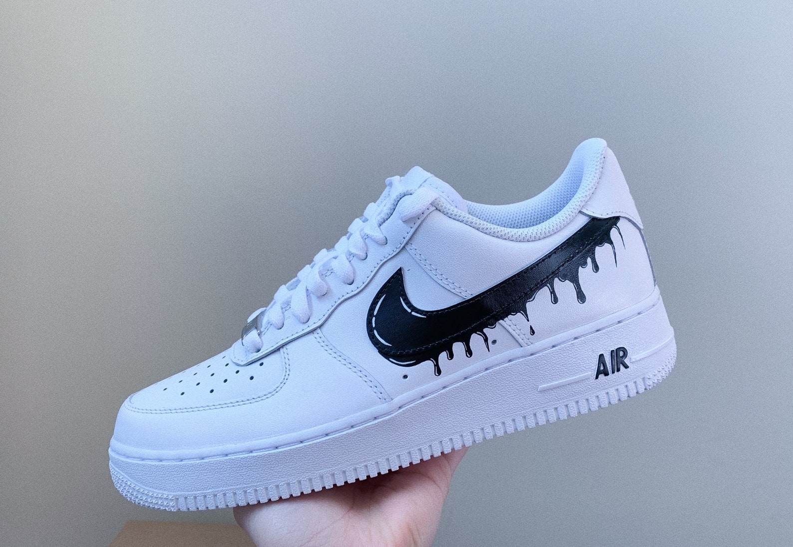 custom af1 black drip