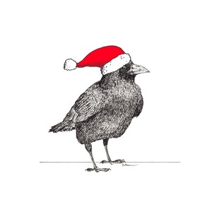 Cartões de Natal (em branco) - Corvo
