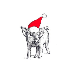 Cartões de Natal (em branco) - Leitão
