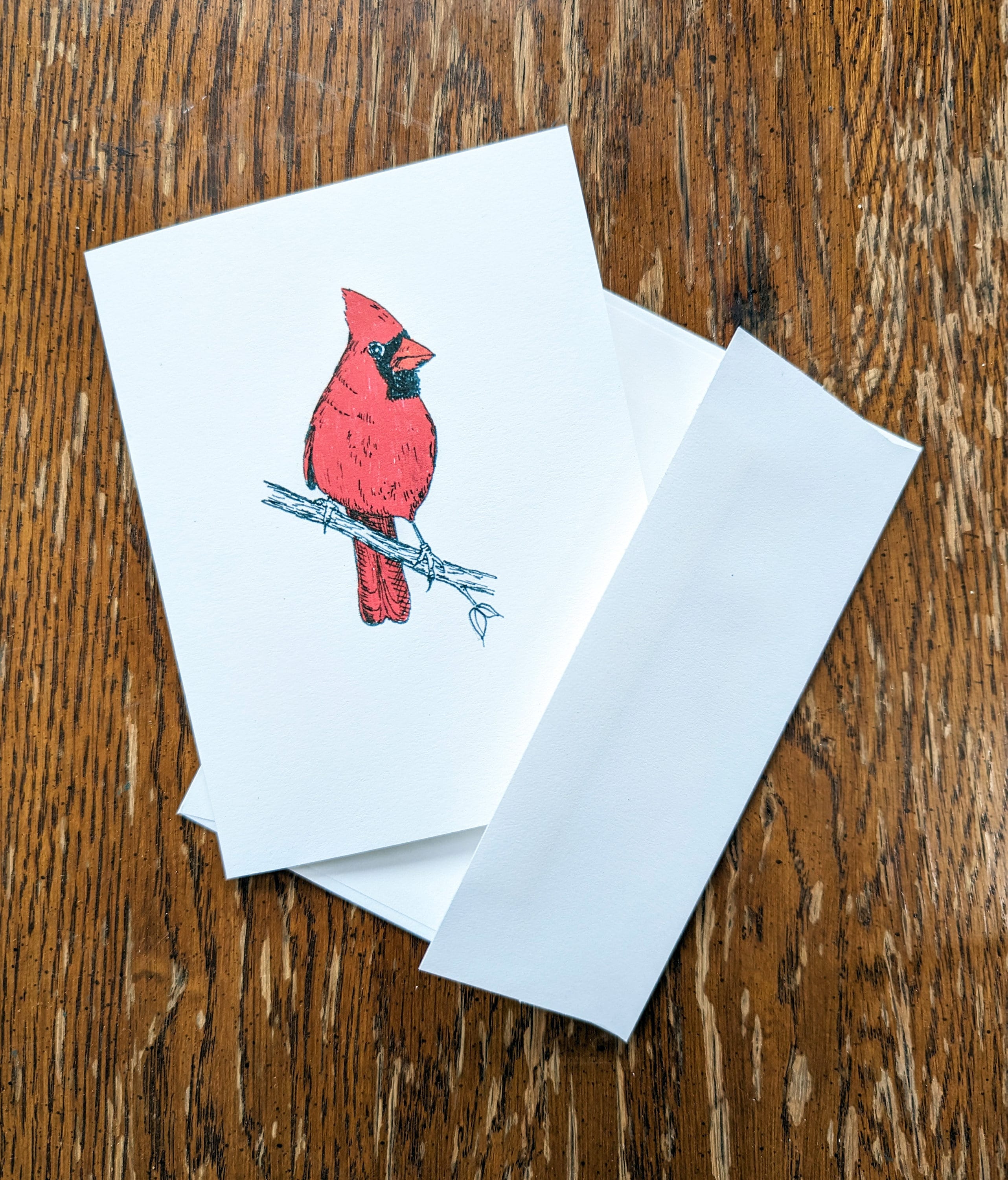 Cardinal Note Paper Blank Note Cards - Northern Cardinal - Etsy