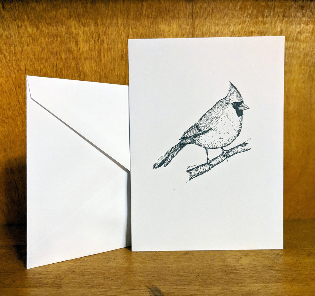 Blank Note Cards - Northern Cardinal - Etsy