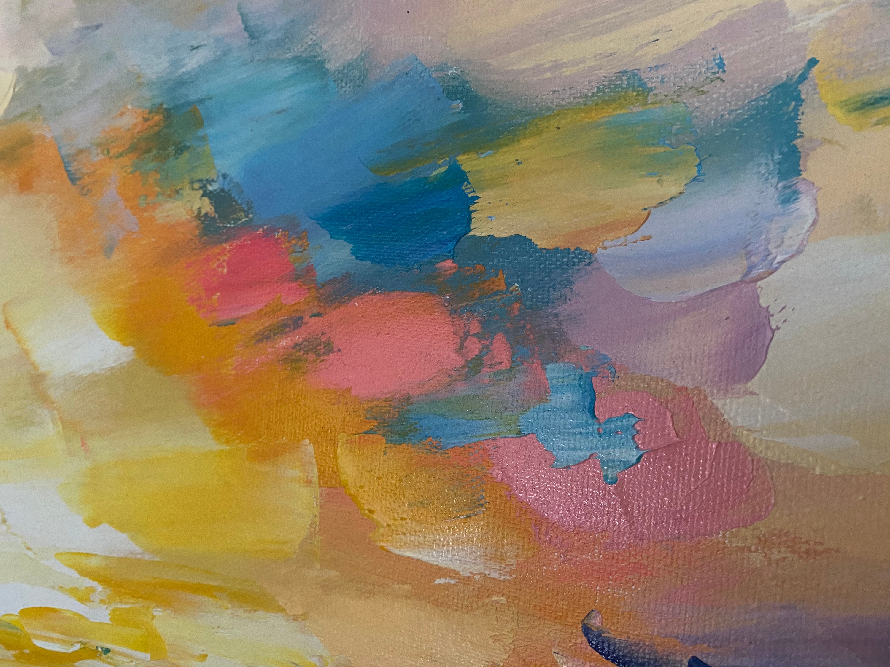 Ocean paintingLarge abstract paintingSunshine Sky Sea | Etsy