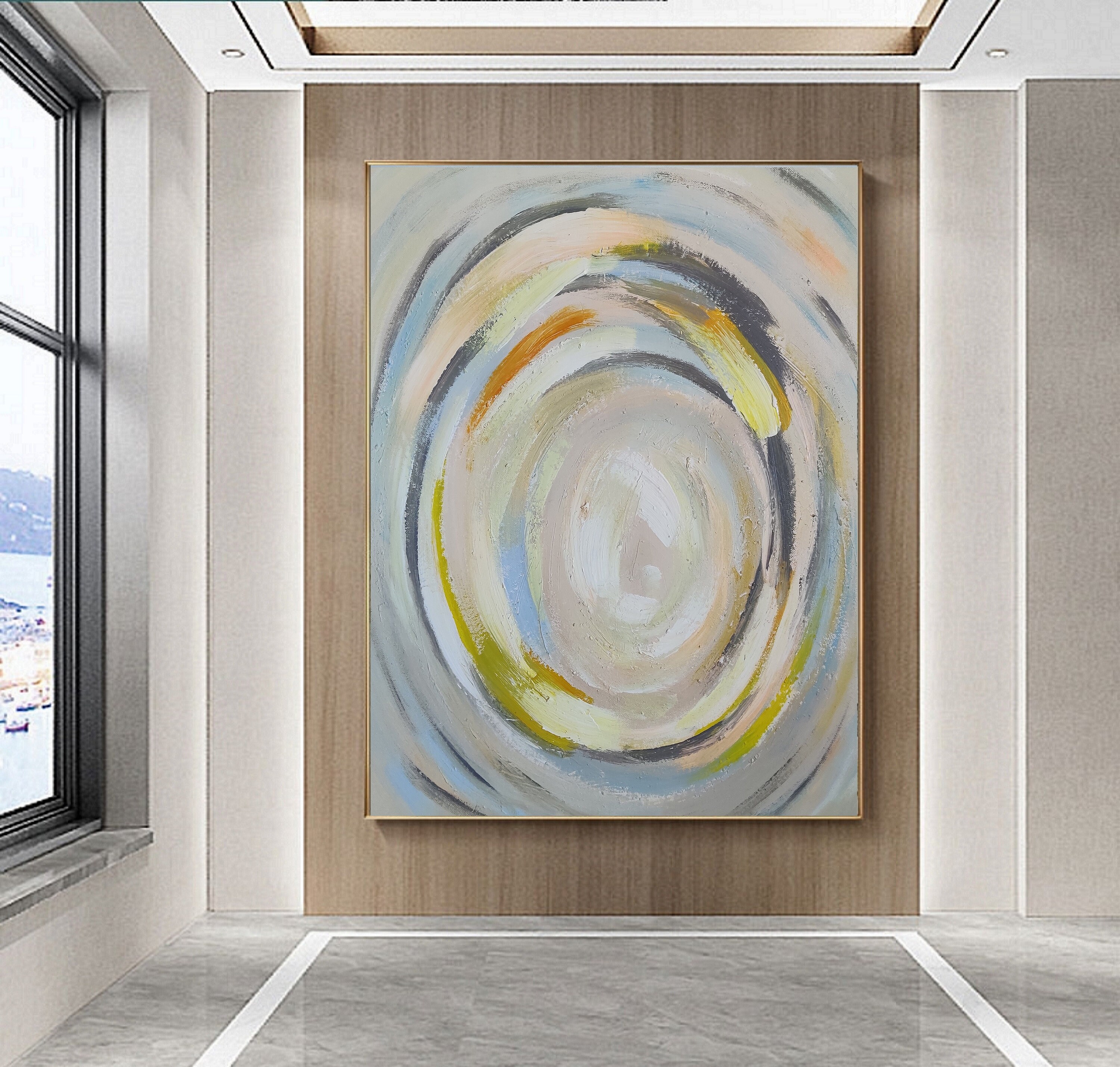 Modern Home Decor Large Abstract Paintingmodern Colorful Wall - Etsy