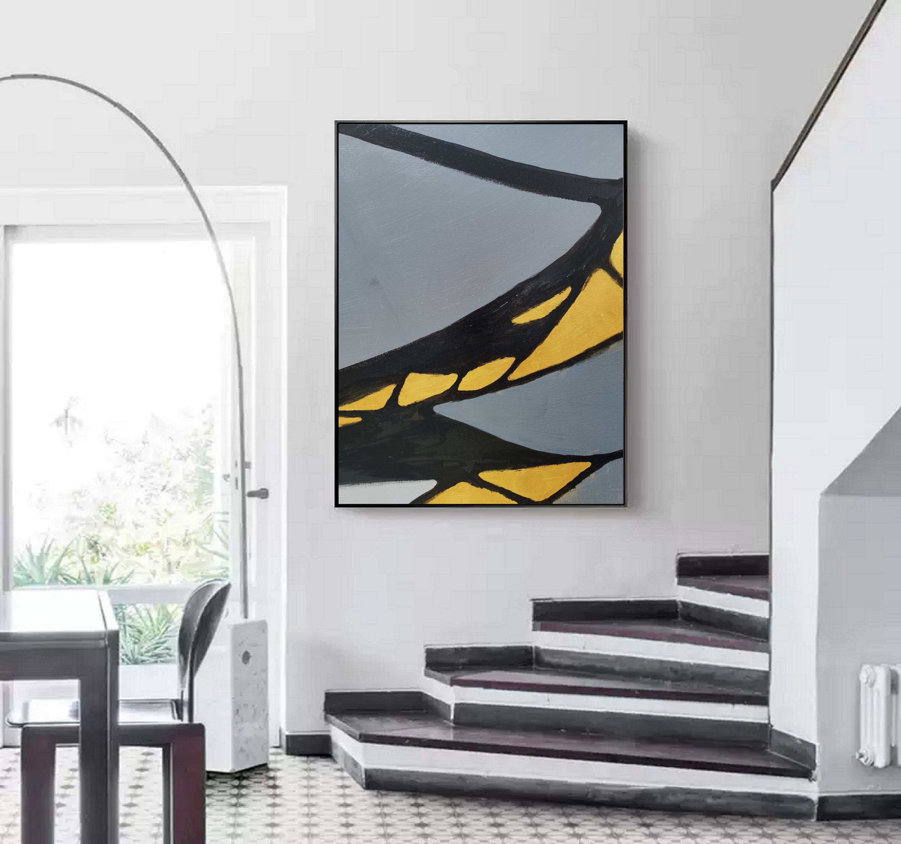 Moderne Hand Öl MalereiGroßes abstraktes GemäldeGemälde auf | Etsy