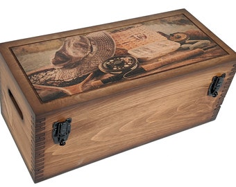 wooden fishing tackle boxes for sale