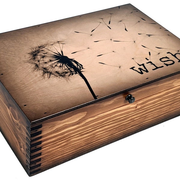 Dandelion Wishes Memory Box