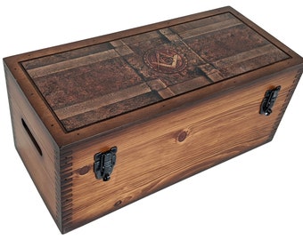 Freemason Compass & Square Storage Box