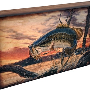 Evening Bass Fishing Wall Art