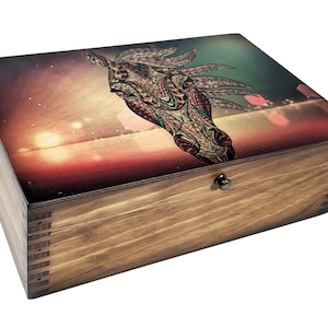 Mosaic Horse Memory Box