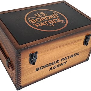 US Border Patrol Keepsake Box