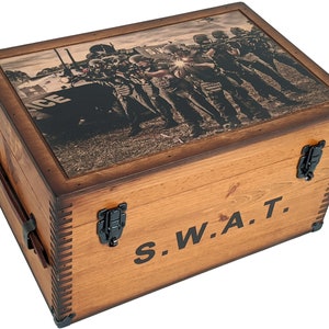 SWAT Team Keepsake Footlocker
