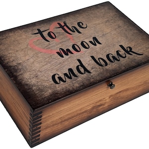 To the Moon and Back Memory Box