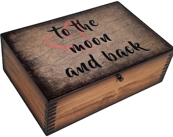 To the Moon and Back Memory Box