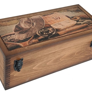 Wooden Tackle Box -  Canada