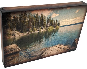 Clear Mountain Lake Wall Art