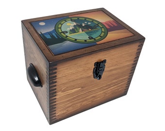 Camping Compass Souvenir Box