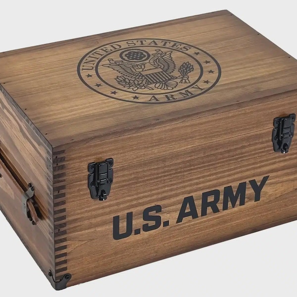 Army Keepsake Footlocker