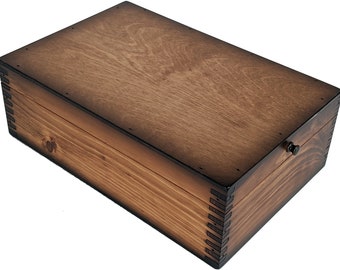 Plain Vertical Memory Wood Box