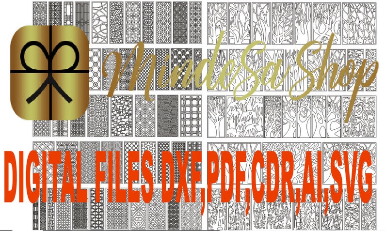 laser svg dxf plan Laser cut file pdf cdr ai svg dxf vector plans laser pattern 340+ Vector design bundle laser cut template