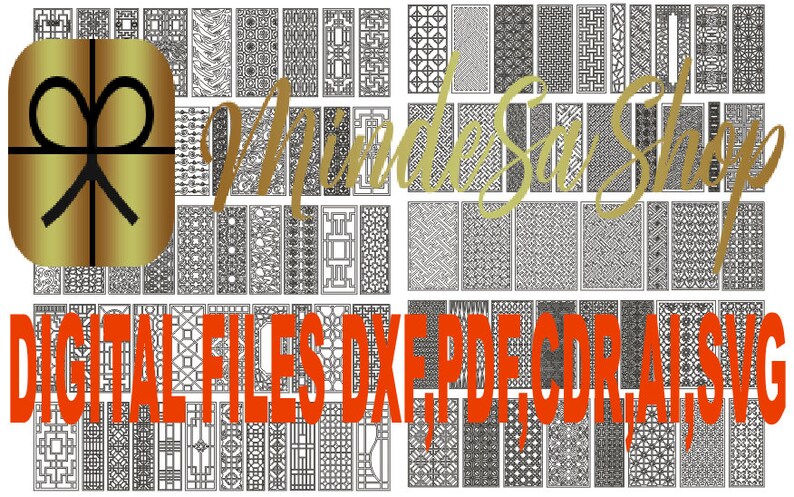 laser svg dxf plan Laser cut file pdf cdr ai svg dxf vector plans laser pattern 340+ Vector design bundle laser cut template