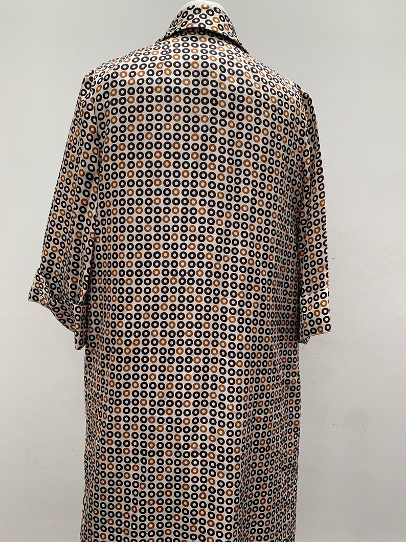 US10 UK12 Vintage midi length dress with matching duster coat US8 UK14