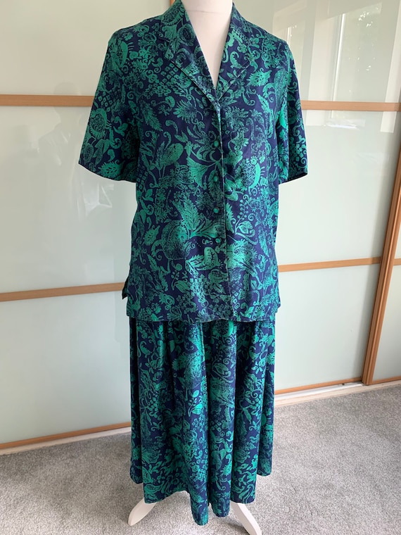 Vintage Marion Donaldson cotton two piece skirt an