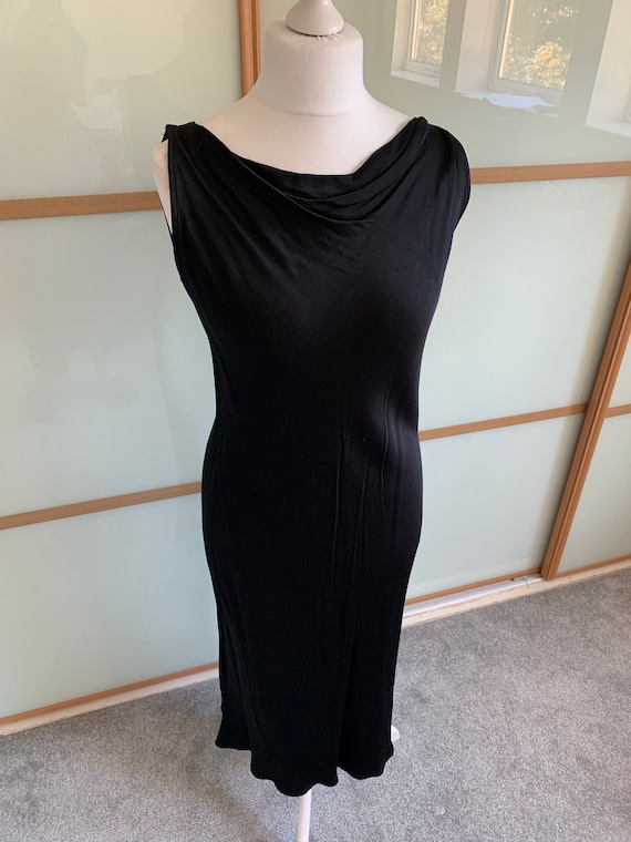 Vintage 1990s PLANET black slip dress