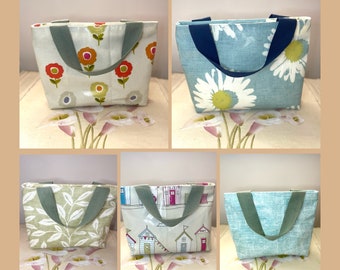 oilcloth toiletry bags with waterproof lining