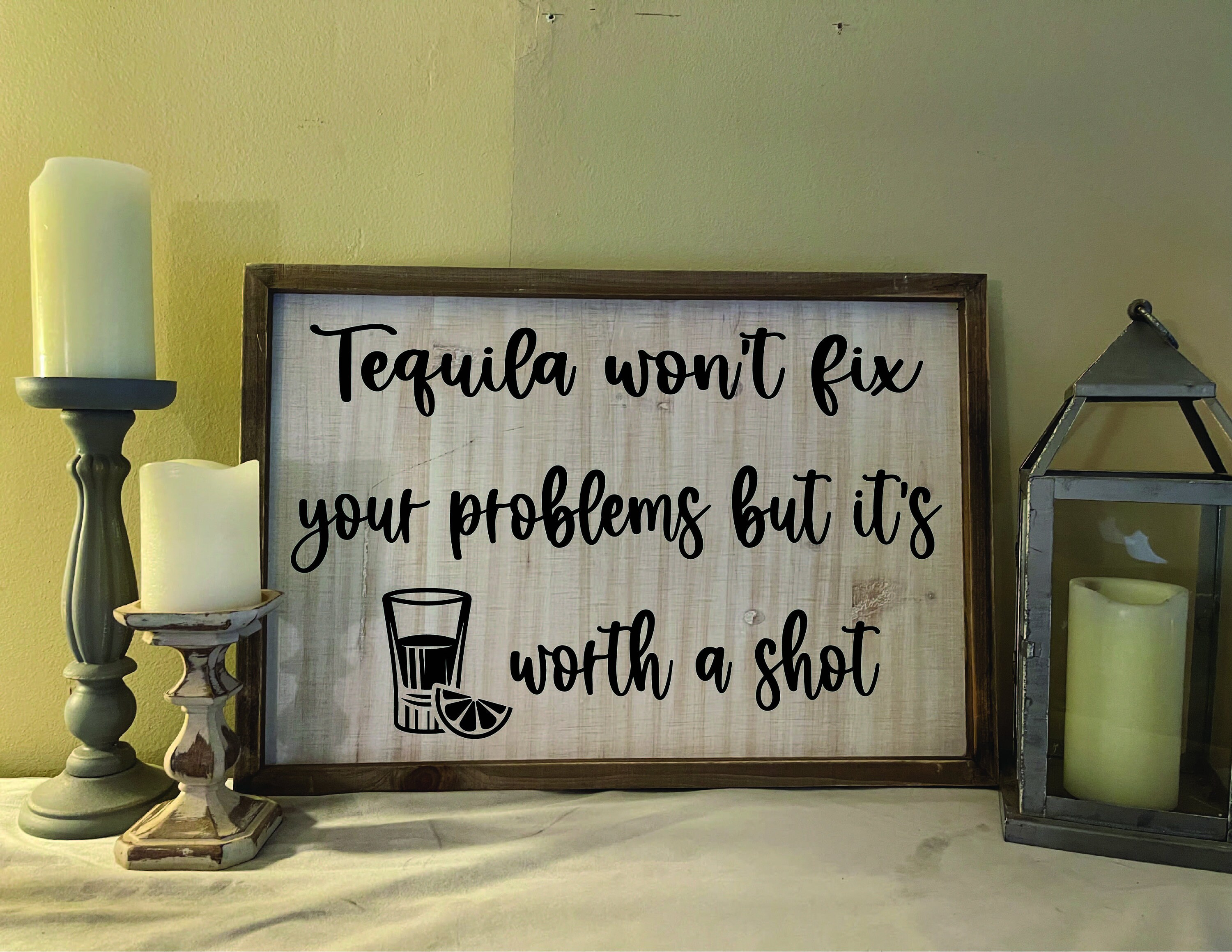 Casaba Tequila Won't Solve Your Problems But It's Worth A Shot Kitchen Towel Set