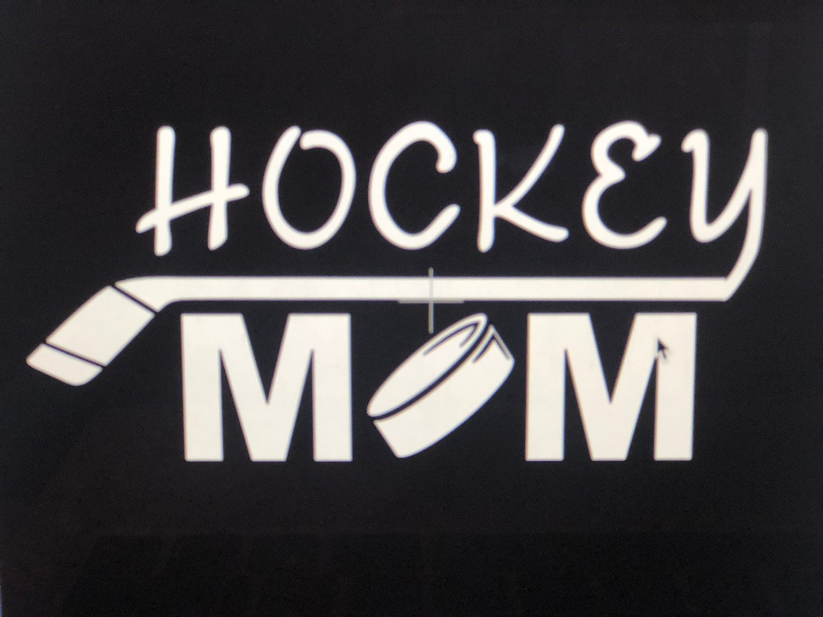 Hockey Mom vinyl car sticker Etsy