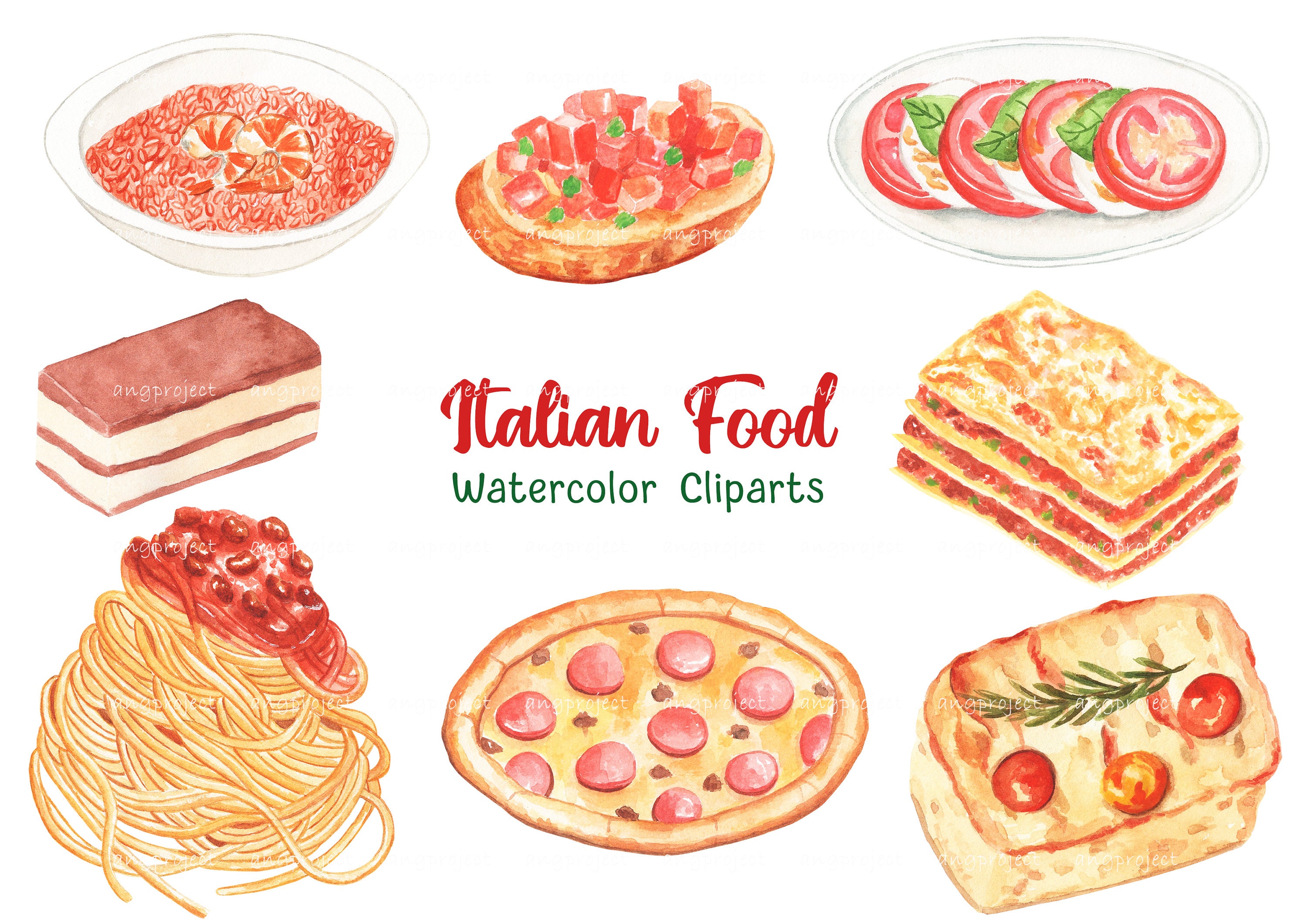 italian dinner clipart free