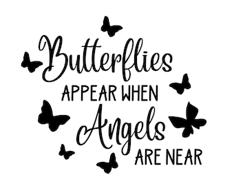 Angels Are Near Svg Etsy