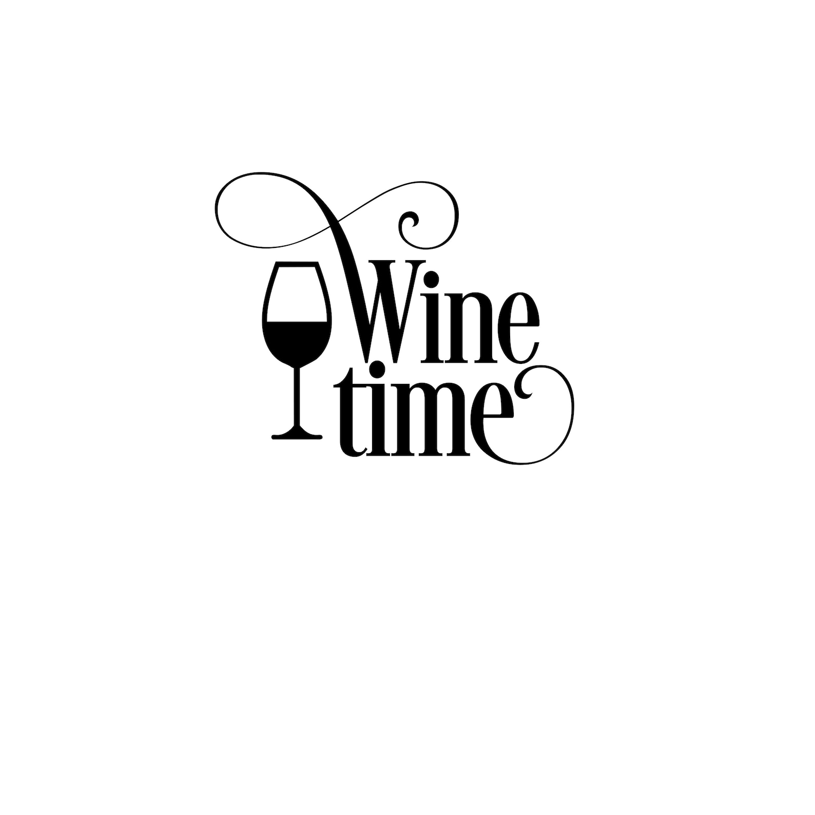 Wine time SVG cut file only ideal for wine glasses Etsy 日本