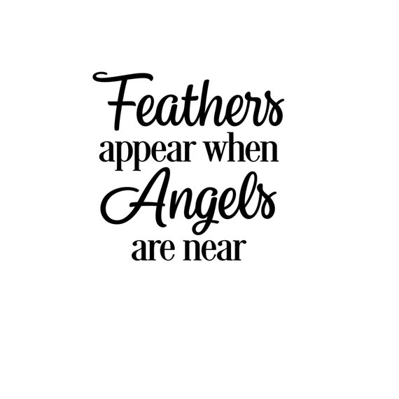 Download Feathers appear when angels are near SVG CUT FILE suitable ...