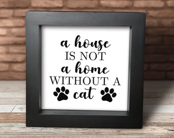 KOYILTD Cat Lover Wooden Sign - "Spoiled Cats Live Here" Hanging Art For Home Decor - View #4