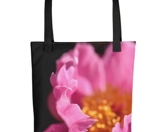 Pink Peony Tote | Floral Market Bag | Botanical Accessory