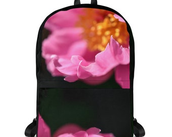 Pink Petals Laptop Backpack