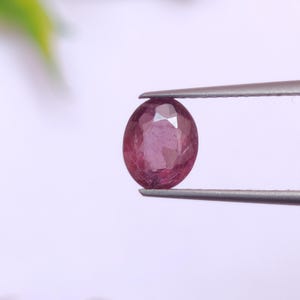 Purplish Red Spinel Gemstone, Natural  Spinel Gemstone,  Faceted Spinel For Jewelry Making, 7.2×5.7×3.1 mm, 1.20  Carat