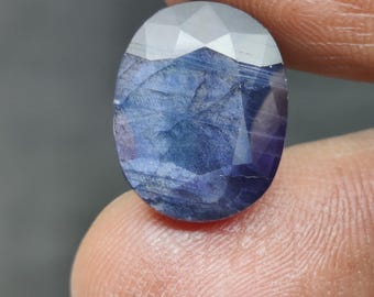 Fine Quality Natural Iolite Sunstone Gemstone, Loose Bloodshot Iolite Gems, Beautiful Piece For Jewelry Making, 16.4×13×8.5 mm, 12.40 Carats