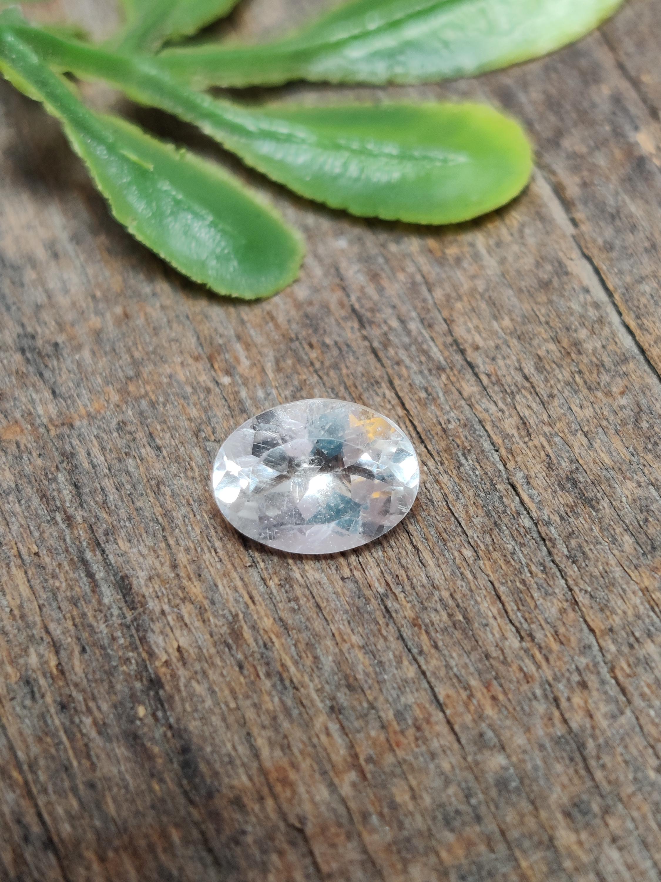 Pierres Précieuses Goshenite (Béryl Incolore) Naturelles 3 Mm Facettées Rondes - Lot En Gros