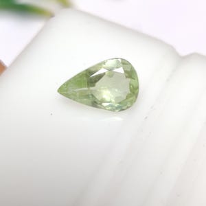 Natural Green Beryl Gemstone, Faceted Green Beryl Gemstone, Loose Beryl Gemstone For Jewelry Making, 12×8×5 mm, 2.35 Carats