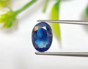 Royal Blue Kashmir Sapphire Gemstone, Natural Kashmir Blue Sapphire Gems, Rare Kashmir Blue Sapphire, 10×7×3.5 mm, 2.20 Carats
