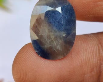 RARE !! SAPHIR VERT BLEU D'AUSTRALIE : 6.3 mm x 4.2 mm ★★ p194.129t